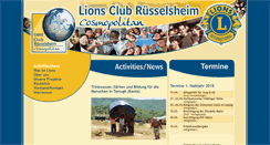 Desktop Screenshot of lions-ruesselsheim-cosmopolitan.de