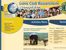 Tablet Screenshot of lions-ruesselsheim-cosmopolitan.de